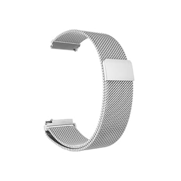 Estilo no Pulso, Pulseira Milanese 22mm compatível com Redmi Watch 5 Active cor:Prateada