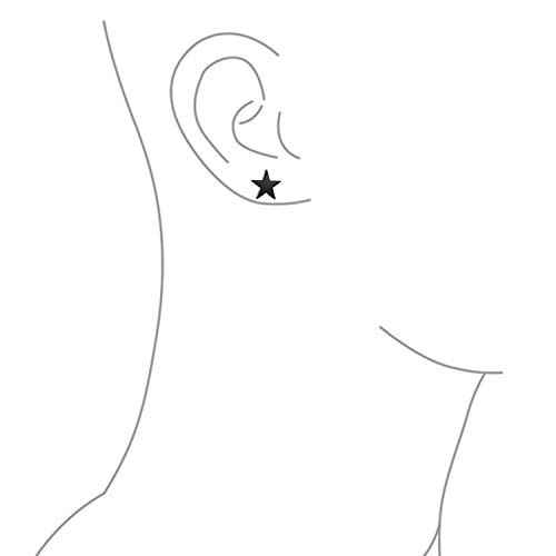 Yzstyle NBT-001 Stainless Steel Shining Shooting Tiny Star Stud Post Earrings thumb #4
