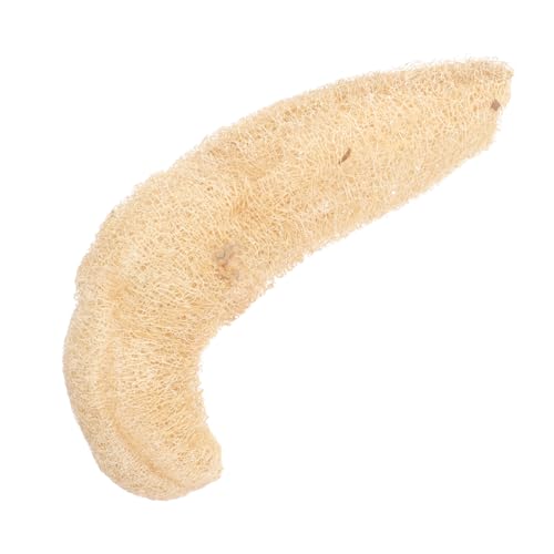 GALPADA 1PC Natural Loofah Shower Sponge Scrubber Softens Warm Water for Body Cleansing Stimulates Circulation for Bathing and Household Cleaning