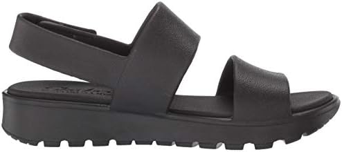 Skechers womens Foamies Footsteps-Breezy Feels Sandal, Black, 5 | Image 5