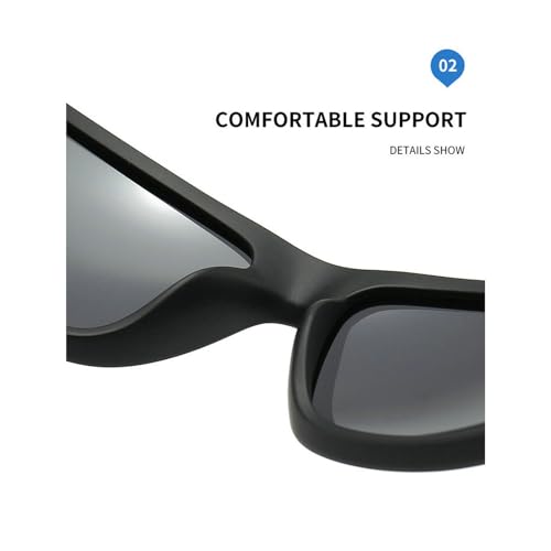 Willochra Full Lens Polarized Reading Sunglasses For Men Driving Wrap Around Sports Square Presbyopia Reader thumb #6