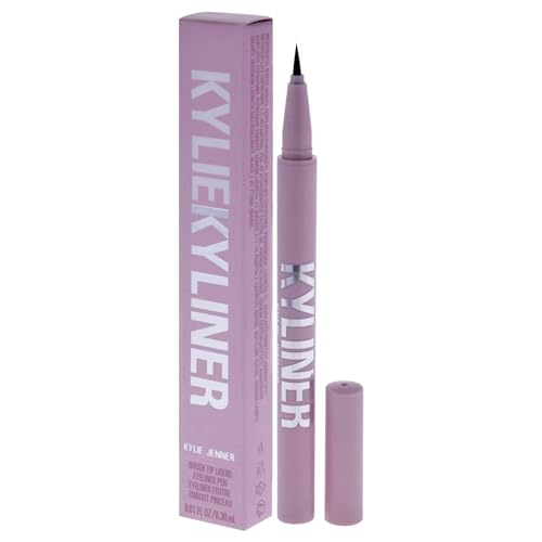 Delineador Líquido Kyliner Brush Tip Negro 0.01 oz miniatura 4