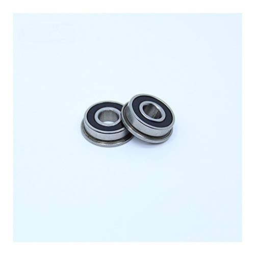 SUOFEILAIMU F696-2RS F696RS Bearing 6x15x5mm Deep Groove Ball Bearing ABEC-1 Miniature Flanged Ball Bearings RF-1560DD (10 PCS)