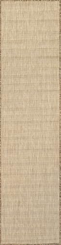Alfombra runner nuLOOM Outdoor 2' x 6' marrón miniatura 3