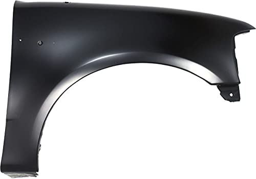 Evan Fischer Front Passenger Side Fender Compatible With 1997-2003 Ford F-150, 1997-2002 Expedition, 1997-1999 F-250, 2004 F-150 Heritage Primed