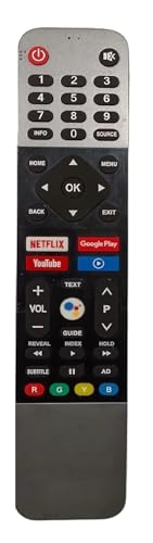 Image of ALERHA Compatible with Motorola Tv Remote Control Original for Smart 4K LED UHD OLED HD Motorola tv with OTT Hotkeys Without Voice Function and Google Assistant - No Programming Required