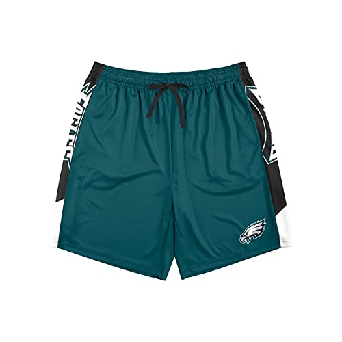 Image of FOCO NFL Mens NFL Team Logo Side Stripe Training Shorts