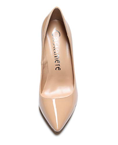 Image of Castamere Womens High Heels Pointed-Toe Slip-on Stilettos Pumps 4Inch Heel Shoes