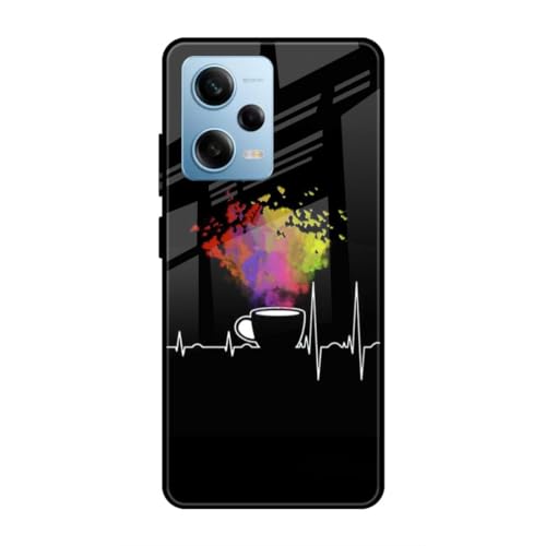 Image of SmashItUp Tea | Coffee Designer Printed TPU Metal Case Mobile Back Cover for Redmi Note 12 Pro 5G