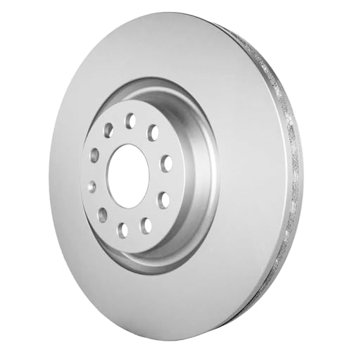 Image of Detroit Axle - Front Brake Kit for Volkswagen 2018-2022 Atlas 2020-2022 Atlas Cross Sport, 13.19 inch inch Disc Brake Rotors Ceramic Brake Pads with Hardware 2021 Replacement