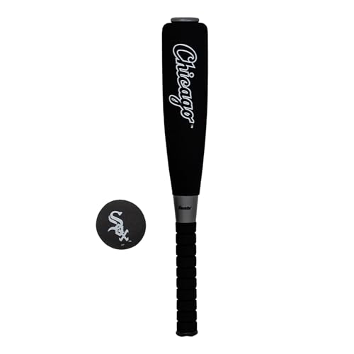 Image of MLB Chicago White Sox Team Jumbo Foam Bat and Ball Set, 21-inch, Black