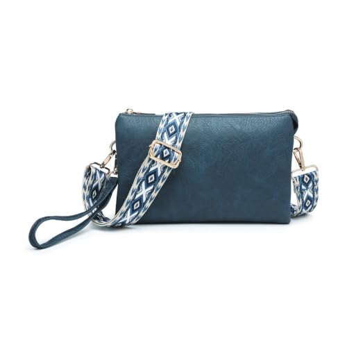 Image of JEN & CO. Izzy Crossbody Bag, Wristlet Clutch Shoulder Purse for Women