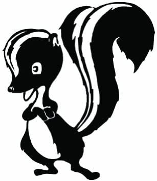 MAF- 5" Skunk Works ADP Logo Sticker Vinyl Decals- Black- Laptop, Car Window Sticker