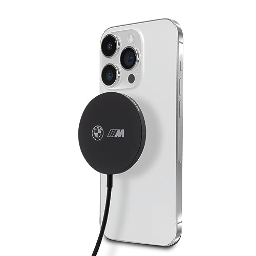  BMW - Collezione M - Compatibile con MAGSAFE Charger Logo stampato - Nero