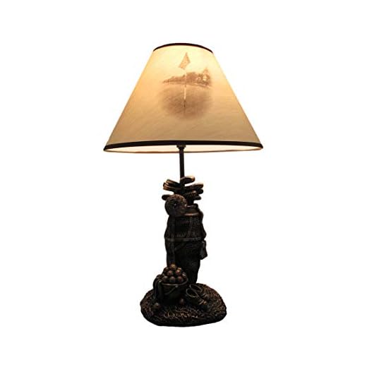 Zeckos Golf Bag Table Lamp