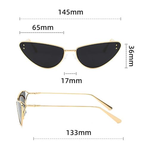 willochra cat eye Rimless Sunglasses Goggle Trend Women Y2k Sun Glasses Punk Shades Eyewear Unisex Outdoor Eyeglasses4