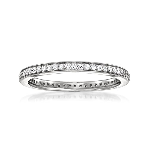 Ross-Simons 0.25 ct. t.w. Lab-Grown Diamond Eternity Band in Sterling Silver