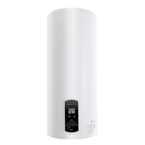 Calentador de agua instantáneo, 2000 W, 220 V, interfaz G1/2, 25-75 °C, con indicador digital de temperatura, calentador de agua (100 L)