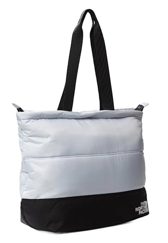 THE NORTH FACE Women's Nuptse Tote, Ice Blue With Black