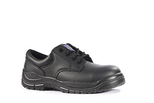 ProMan Mens Non Metallic Protective Toecap and Midsole Safety Shoes in Black in UK5 (US 6/EU 38)