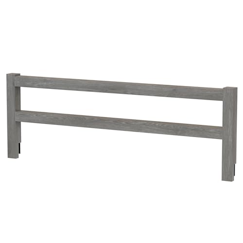Image of Safety Guard Rail for Baby, Kids, and Children - Solid Wood Safety Bed Rail for Toddlers - Easy Installation - Premium Protection for Bunk, Twin, Full, Queen and King Size Beds - (Graphite Grey)