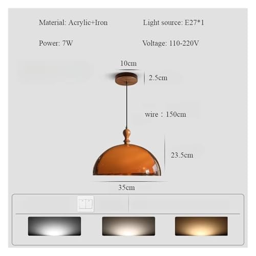Suspension LED réglable pour illuminer une table à manger japonaise rétro