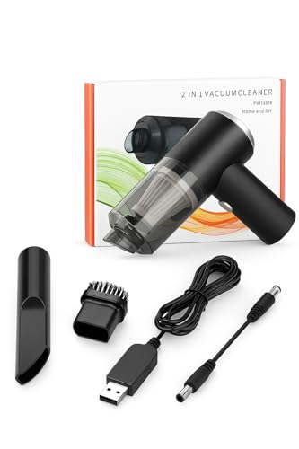 1 TO 1 MARKET Mini Aspirador sin Cable. Aspiradora de Mano .Potente 6000 PA, hogar, Coche, pelos de Mascotas, teclados. Carga USB Dispone de 30 Minutos de autonomía. Aspiradoras. Accesorios Coche.