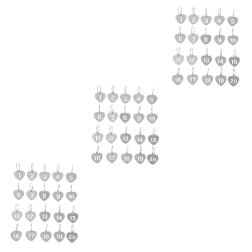 Nombre étiquettes d'identification des clés de marquage pour trier