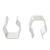 JCBIZ 20PCS Metal Flexible Clips Screen Door Installer Clips Screen Retainer Clips for Patio and Garage Window for Installing Window and Door Screens