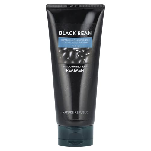 Nature Republic Black Bean, Invigorating Hair Treatment, 6.76 fl oz (200 ml)