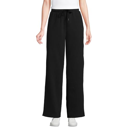 Lands' End Women's Serious Sweats High Rise Relaxed Straight Leg Pants