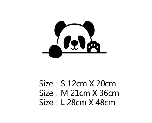 MDGCYDR Autocollant De Voiture Motif Size S-12Cm Cute Panda Car Sticker Funny Sticker Vinyl Decal Waterproof Decoration Accessories Car Decal