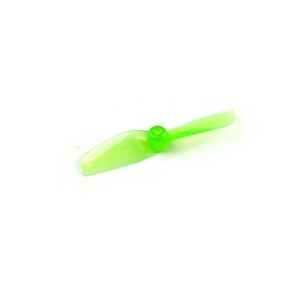 40MMX2 Hélice Reforzada de 40 mm 2 Palas Eje 1,0 for Moblite7 Whoop Drone y RC FPV Quadcopter Mantenimiento propulsión Pieza x (2 Pares)(4 Pairs Green)