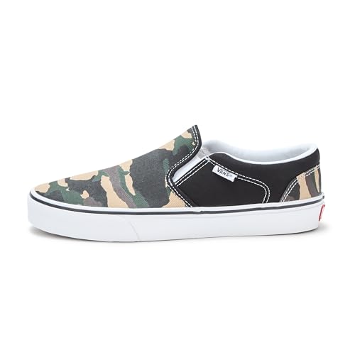 Image of Vans Men's Asher Slip-on Shoe - Comfortable Sneakers for Walking, Fashion & Everyday Wear