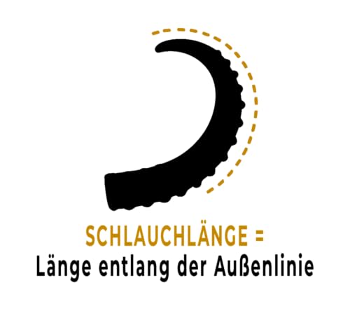 Afrikanischer Wasserbüffel 43cm - naturgetreue Kunsthörner von Motes Masken, handgefertigt, robust & leicht – Ideal für Krampus, Perchten, Partys & Themenveranstaltungen und Deko (afrik.WB1)