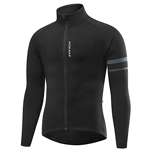 Chaqueta de ciclismo para hombre negro talla M miniatura 1