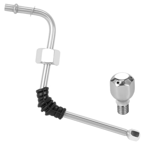 DJAPWPX-Steam Wand with 2 Nozzles, Stainless Steel Replacement Steam Wand, Portable Steam Wand Replacement, Compact Steam Pipe Compatible with DeLonghi 680/685 Coffee Machine