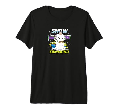 T-shirt Toy Story imprimé haute définition Snow Command premium résistant