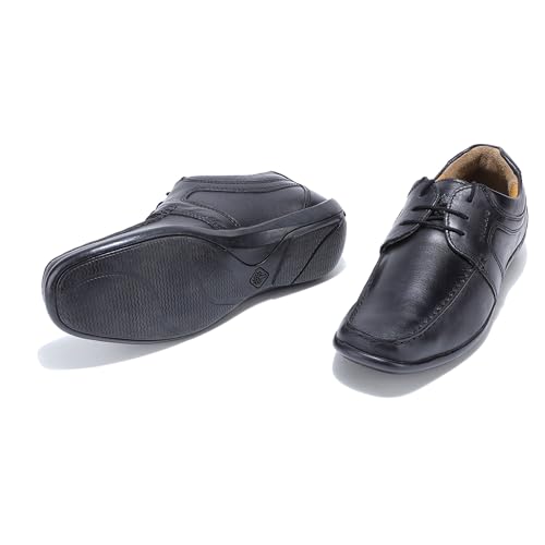 Image of Woodland Men Black Casual Shoes