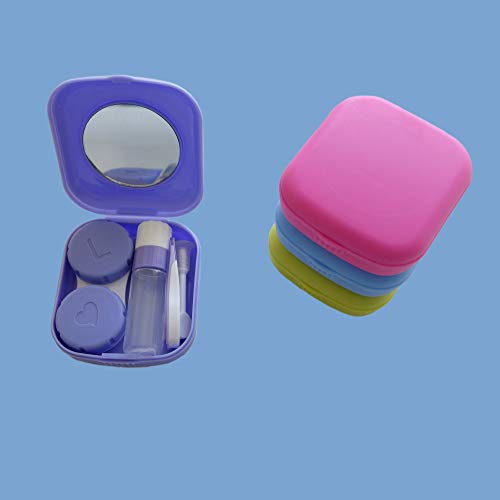 Erewa BD13620 4 Pack Colorful Contact Lens Case Kit thumb #6