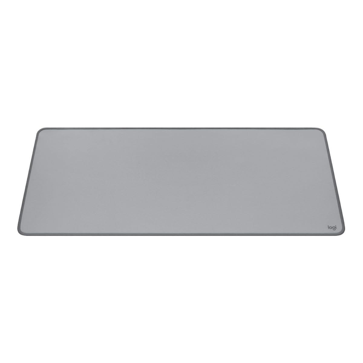 Logitech Desk Mat - Studio Series, Multifunctional Large Desk Pad, Extended Mouse Mat, Office Desk Protector with Anti-slip Base, Spill-resistant Durable Design - Grey