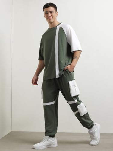 Image of NOBERO Mens Cotton Blend Striped Co-Ord Sets