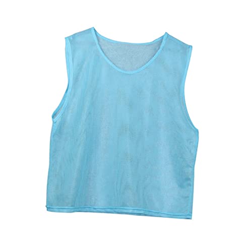 Kisangel Kids Mesh Football Practice Vest Youth T-shirt Team Practice Vests Breathable Durable
