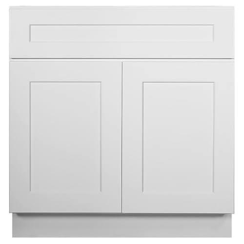 Image of Design House Brookings Kitchen Base Cabinet, 33 inch, White