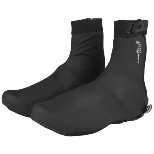 mioosho Windproofed Thermals Cycling Winter Outdoor Cycling Overshoes for Winter Outdoor Cycling, Black, L:39-41cm