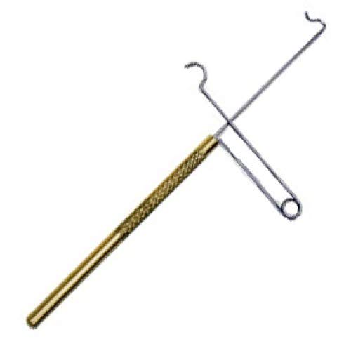 Turrall Large Whip Finish Tool for fly tying, grooved handle, for fishing flies