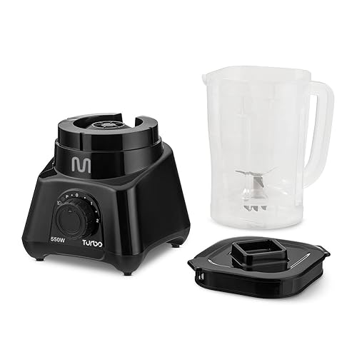 Liquidificador Turbo Multi Home Preto 2,1 Litros 550W com 2 Velocidades