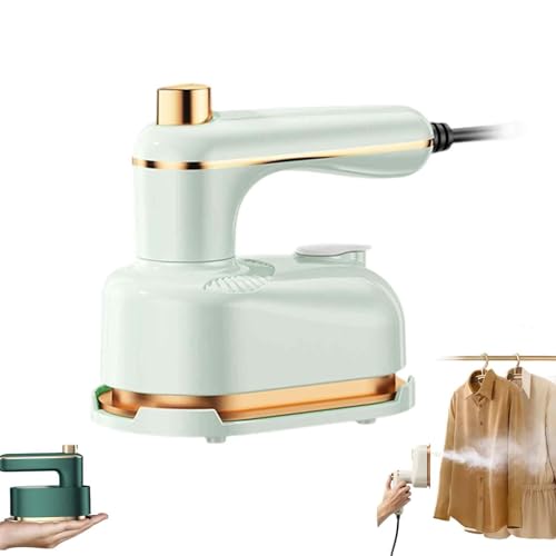 Ailsion Steamer, Ailsion Steam Iron, Handheld Portable Steam Iron, Ailsion Clothes Steamer, 2 In 1 Mini Travels For Travel And Home, Steam Cleaner With Powerful Steam Output (Green)