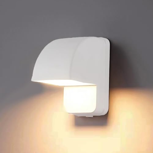 Aplique de pared LED 12W impermeable para evitar humedad en porche e iluminar el jardín