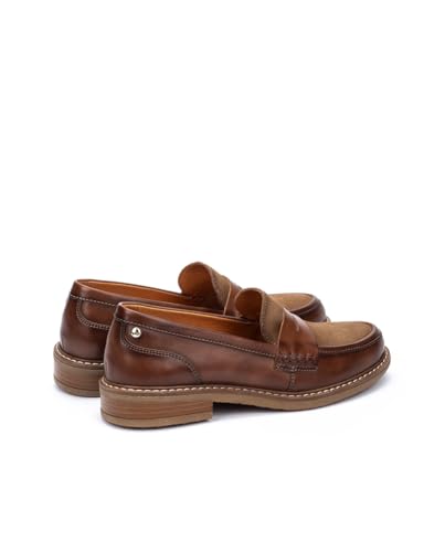 Image of PIKOLINOS Aldaya W8J-3541 Women's Loafers - Premium Calfskin Leather Slip-On - Lightweight Comfort, Removable Insole, Medium & Wide Width Ergonomic Everyday Support